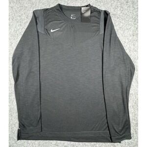 Nike Dri-FIT Shirt Mens Large Gray Team Player Long Sleeve CW3539-060 NEW
